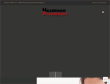 Tablet Screenshot of herdmanplumbing.com